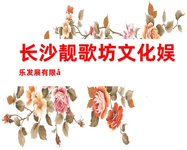 长沙靓歌坊文化娱乐发展有限公司